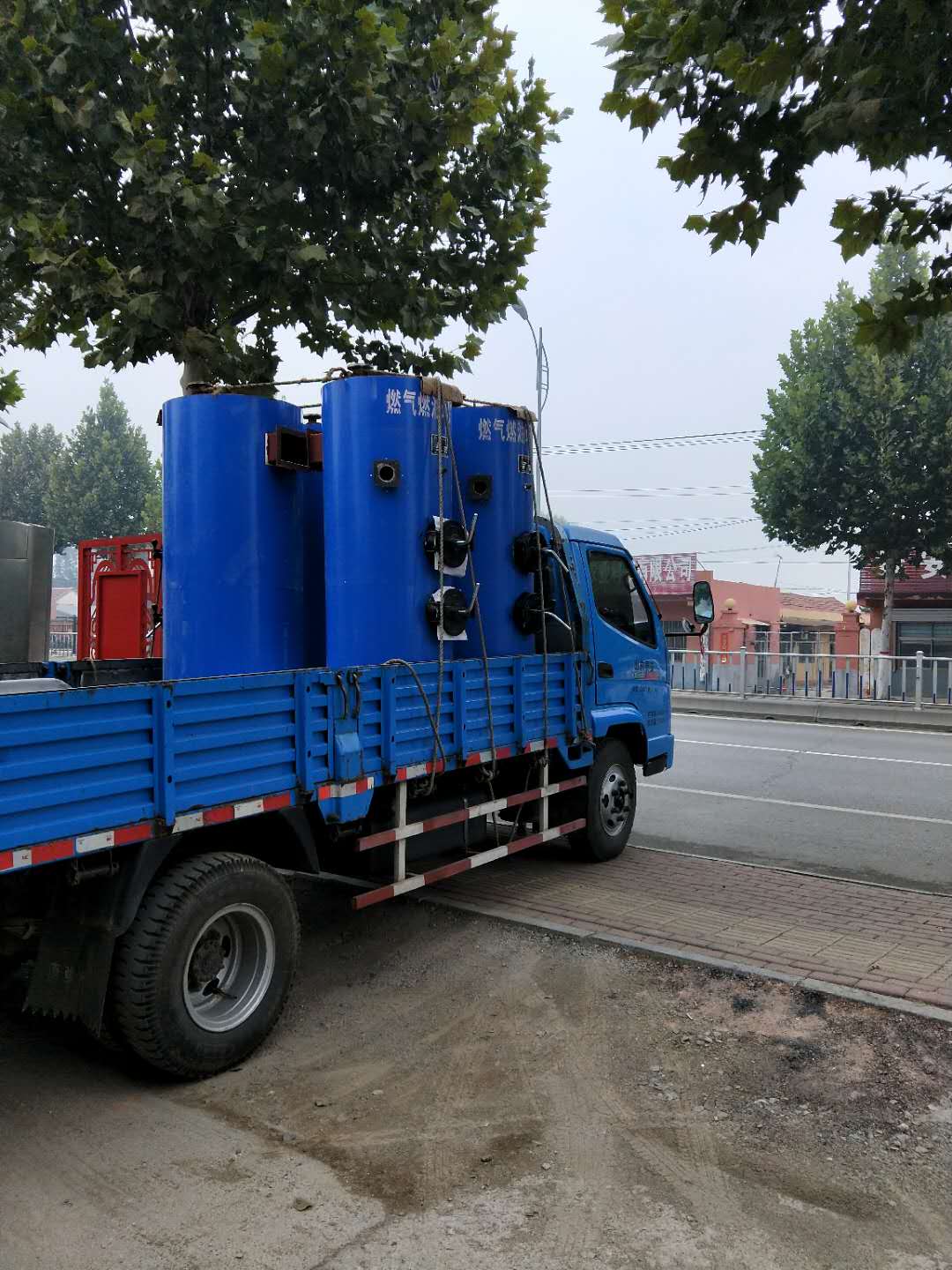 泰安旺达常压锅炉有限公司导热油锅炉发货中